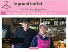 Tablet Screenshot of legrandbuffettraiteur.com